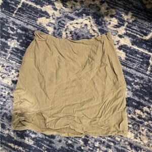 Silence + Noise Green Mini Skirt